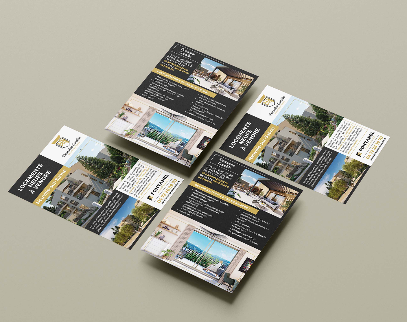 Domaine-Camille - flyer promotionnel variante