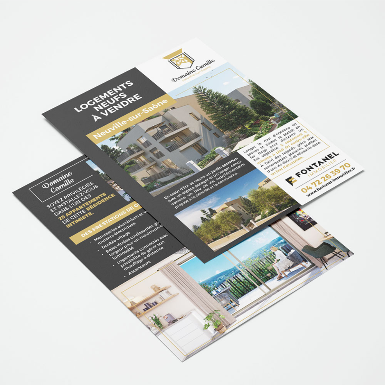 Domaine-Camille - Flyer promotionnel