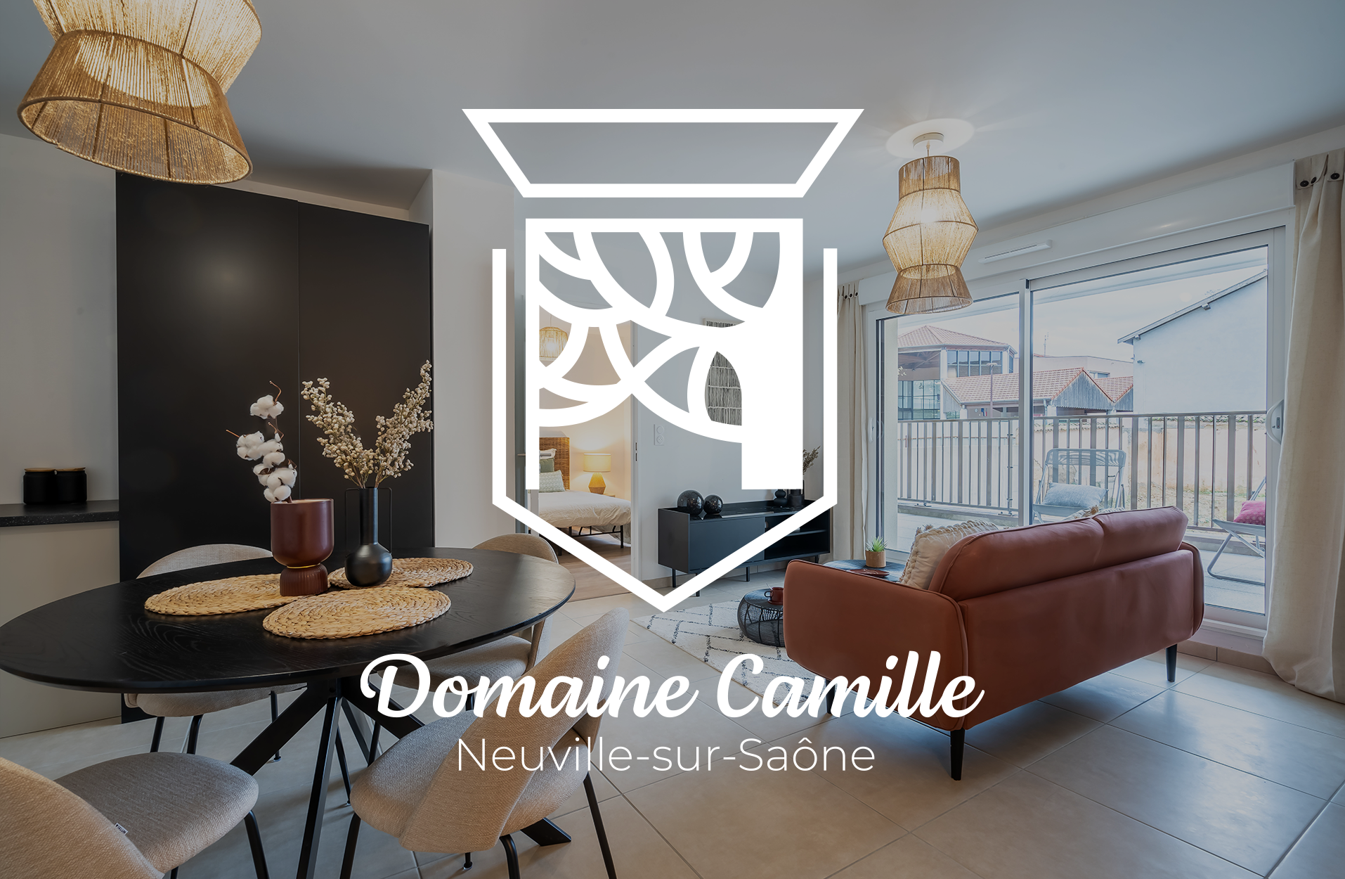 Domaine Camille - logo et perpsective