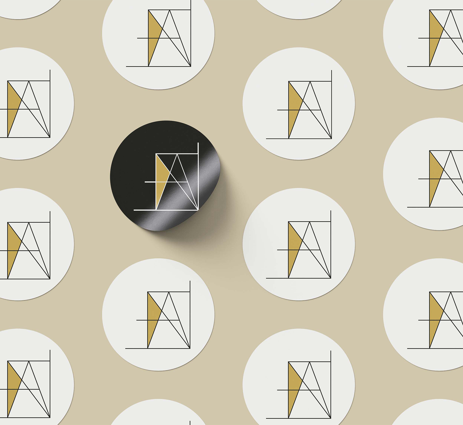 4 - LENA - motif logo stickers