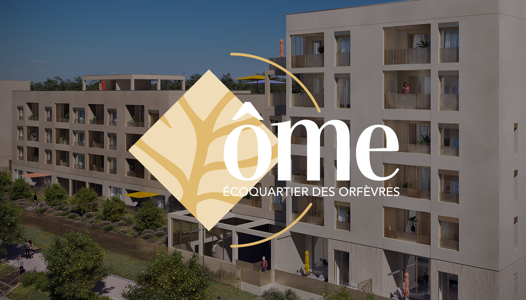 Ome - logo et perpsective