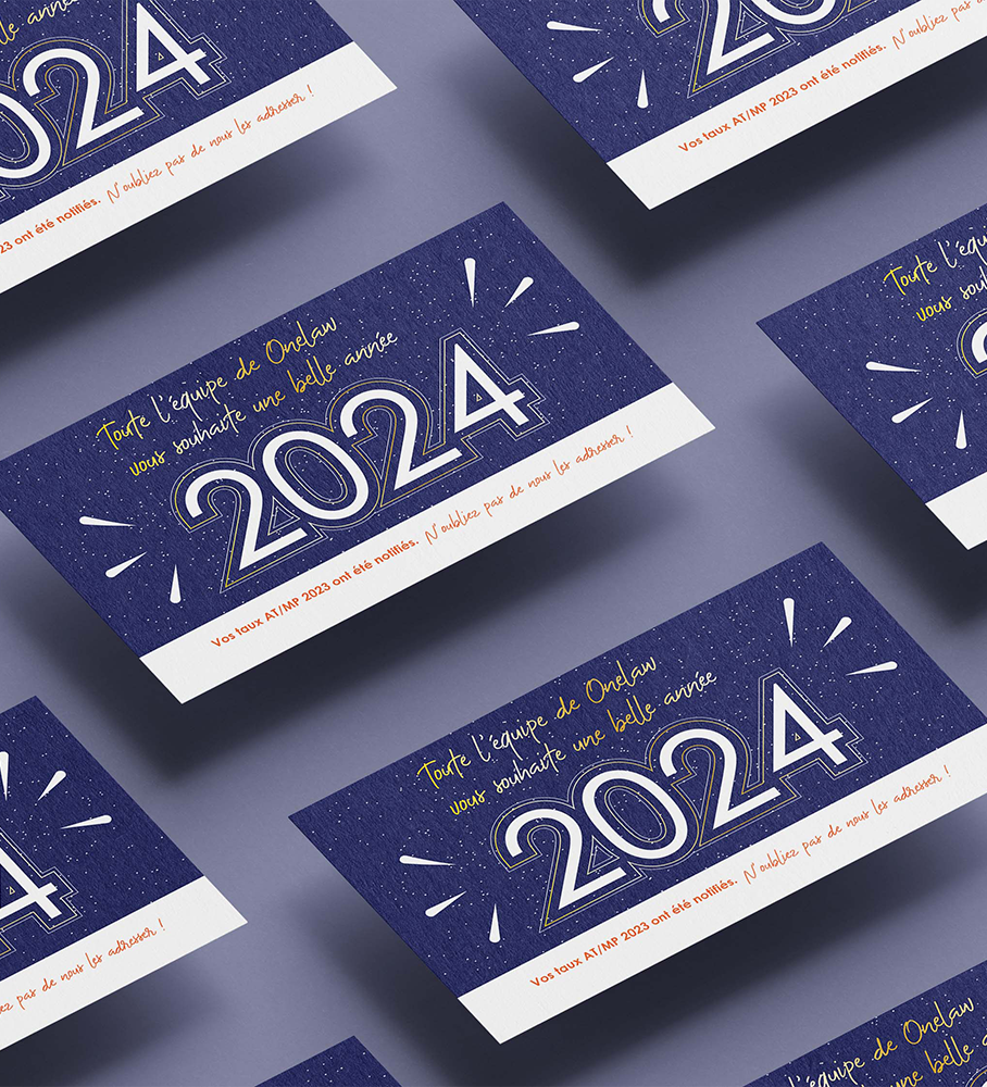 Onelaw - Carte de voeux 2024