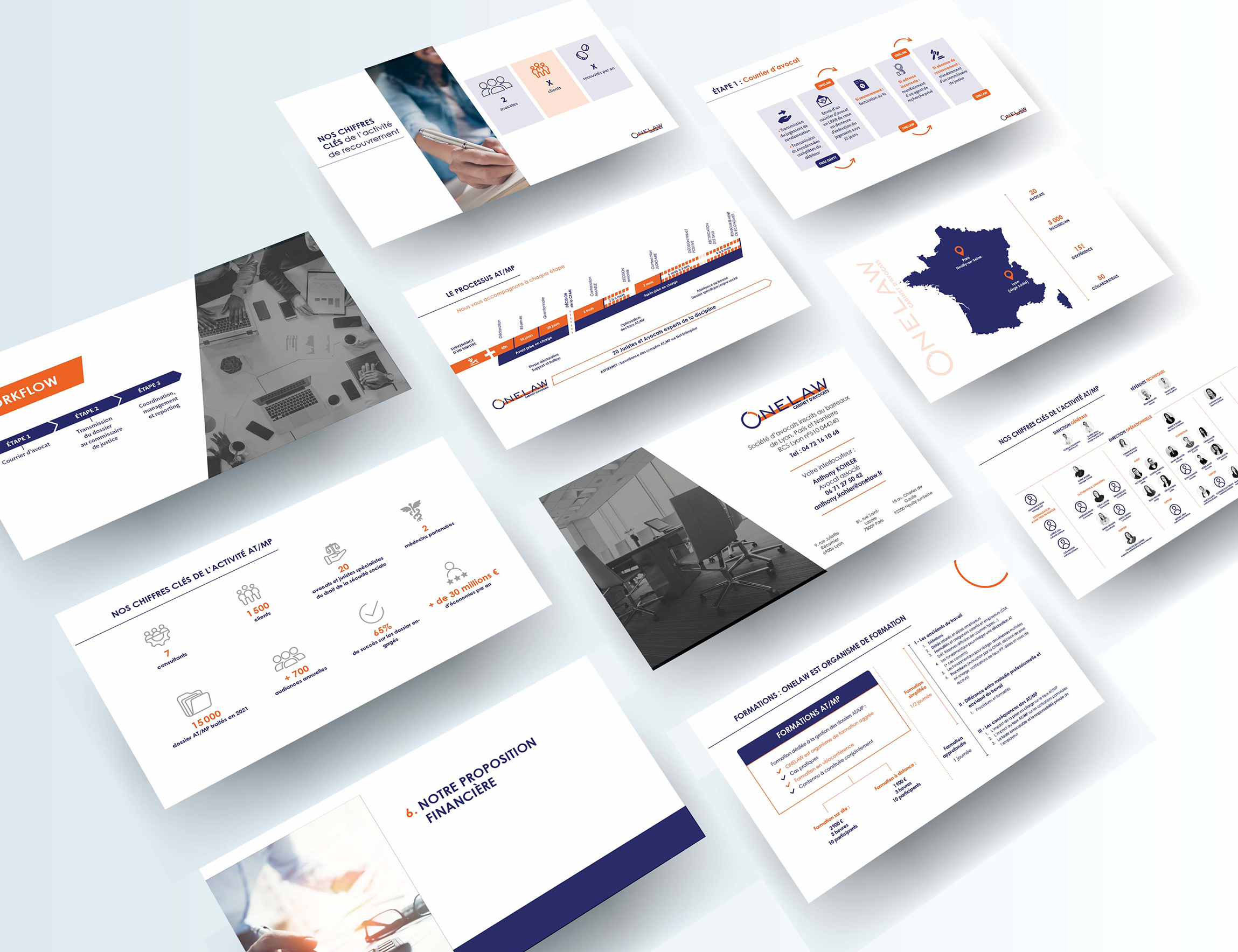 Onelaw - Presentation PPT template