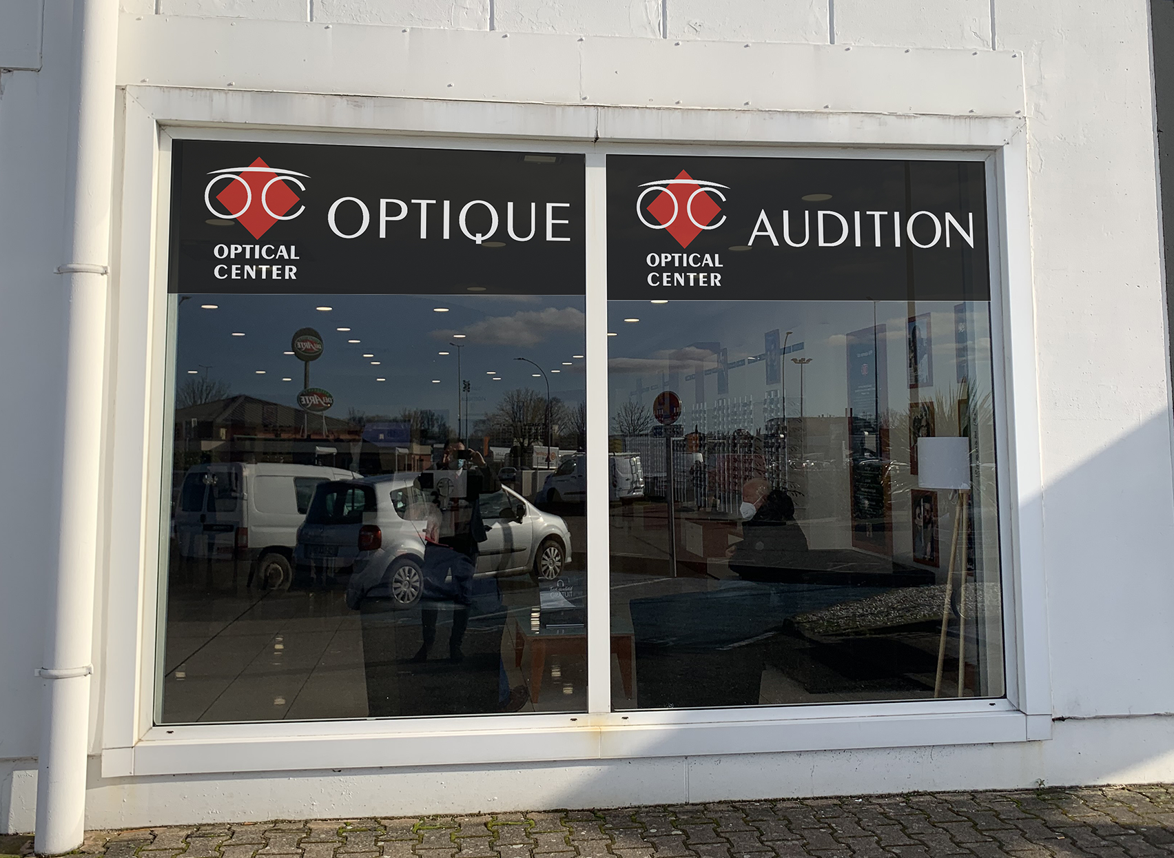 Optical Center - Vitrophanie Stickers
