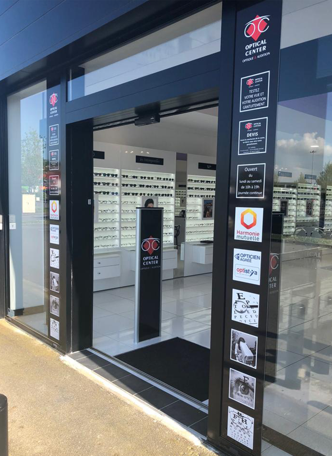 Optical Center - Vitrophanie mutuelle