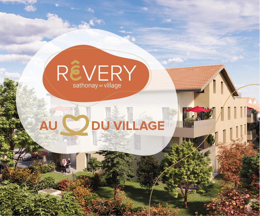 Revery, Sathonay Village - Logo et perspective du projet