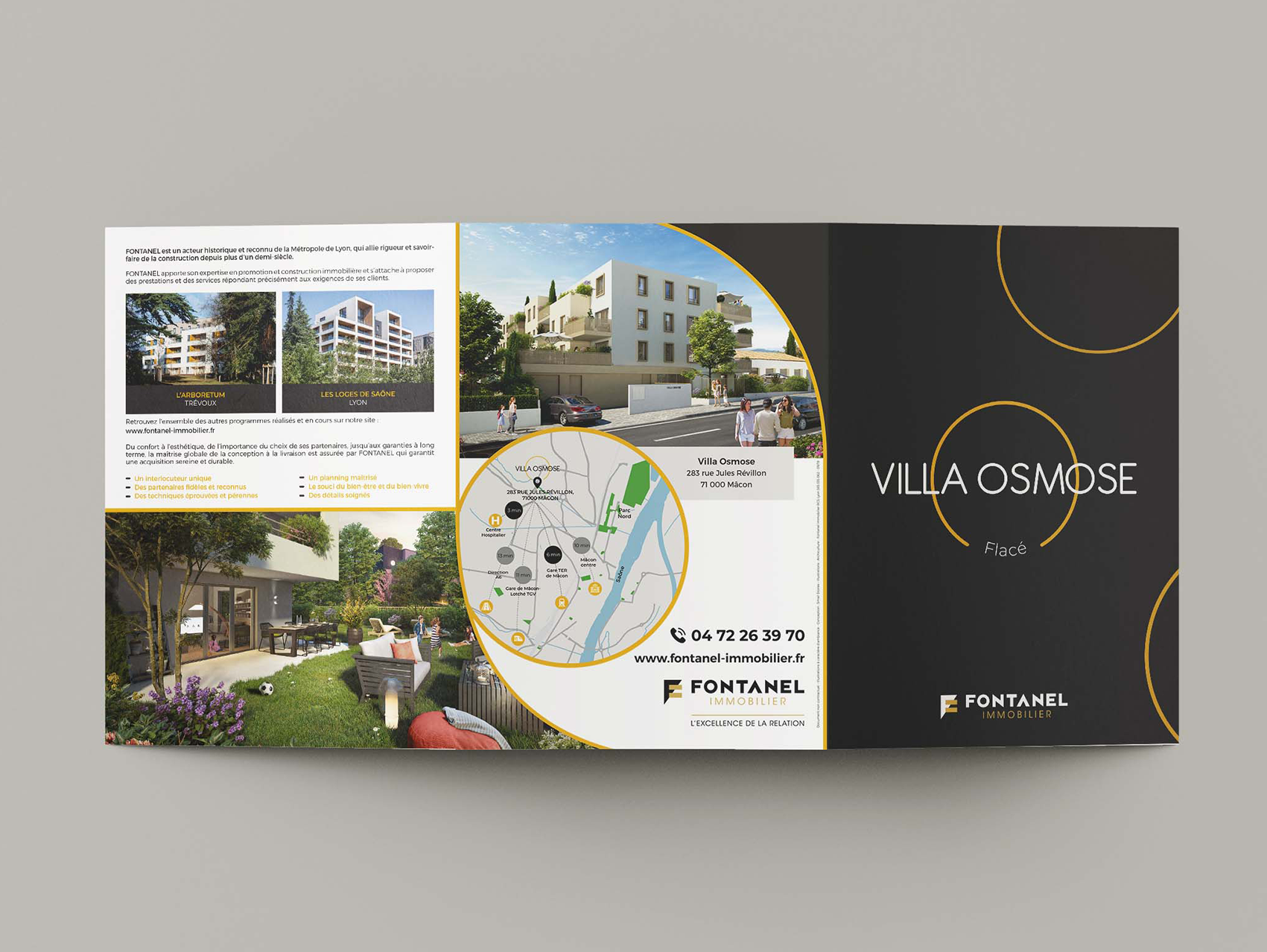Villa Osmose - dépliant promotionnel