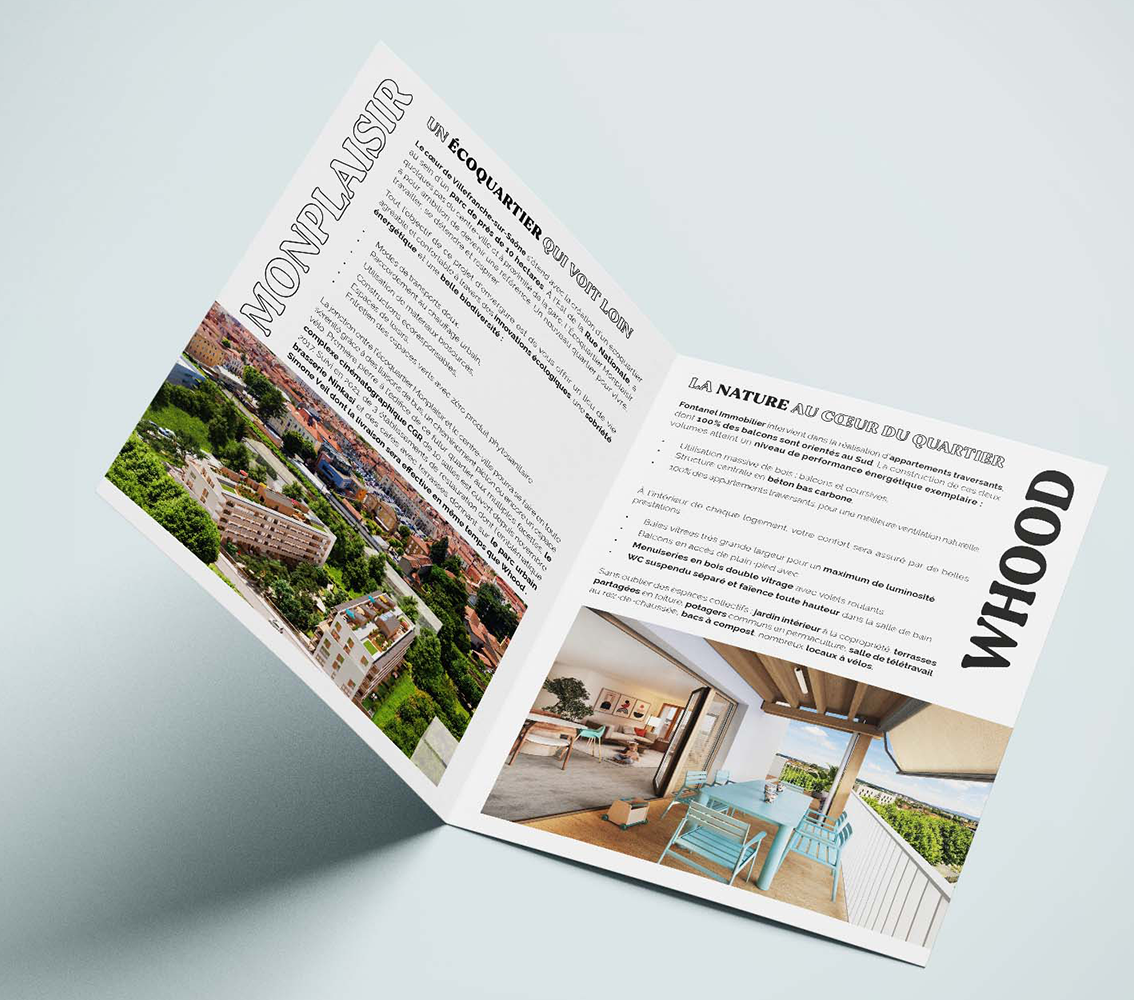 Whood - intérieur brochure commerciale