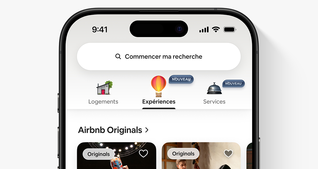Airbnb brand stories nouvelle experience appli pictogrammes