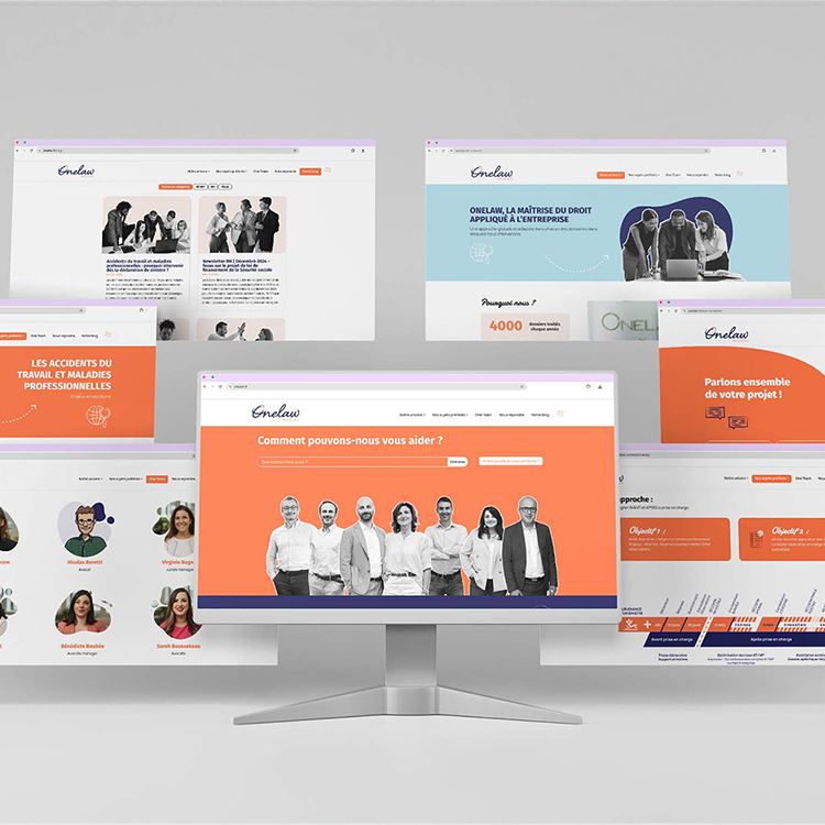 Onelaw refonte site internet