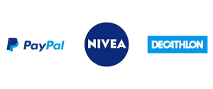 logos couleur bleu