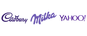 logos couleur violet