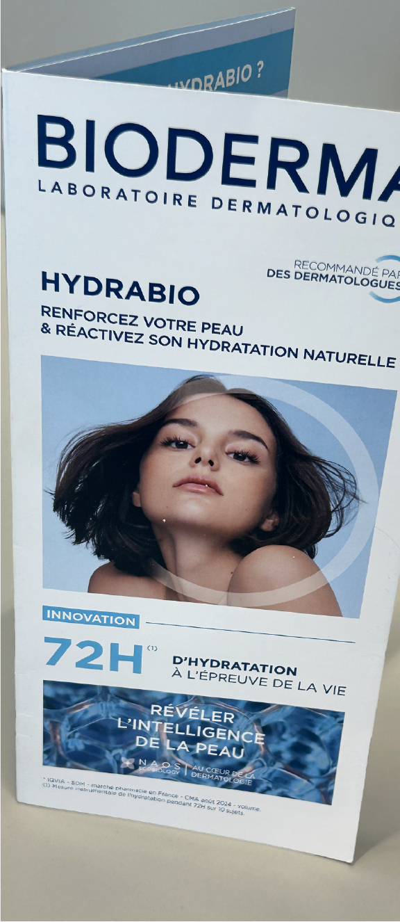 Bioderma - Dépliant Gamme Hydrabio