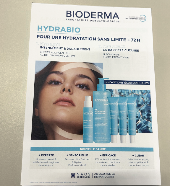 Bioderma - Fiche actu Gamme Hydrabio