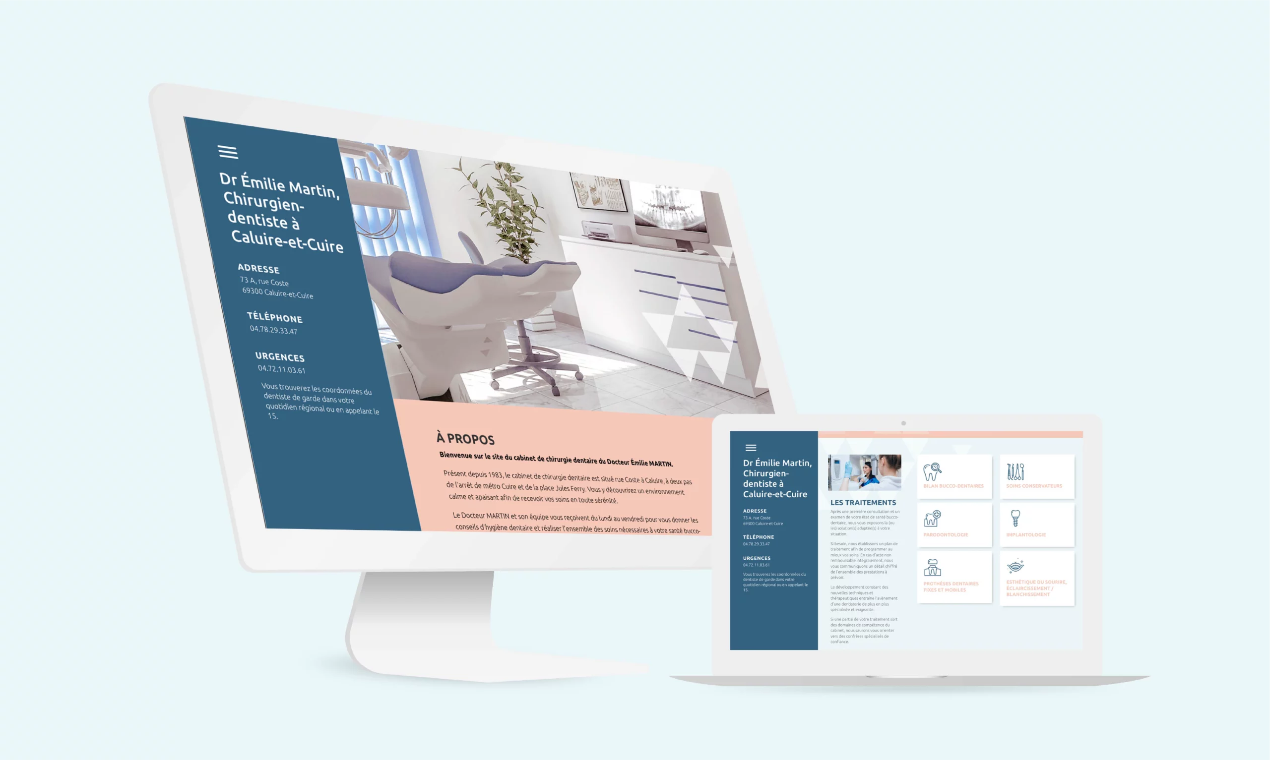 Cabinet-dentaire : site internet