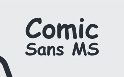 L’histoire tragi-comique du Comic Sans MS