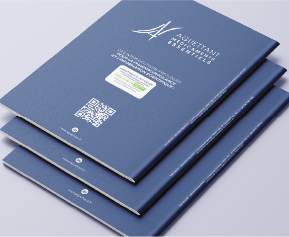 Aguettant - Catalogue produit corporate dos