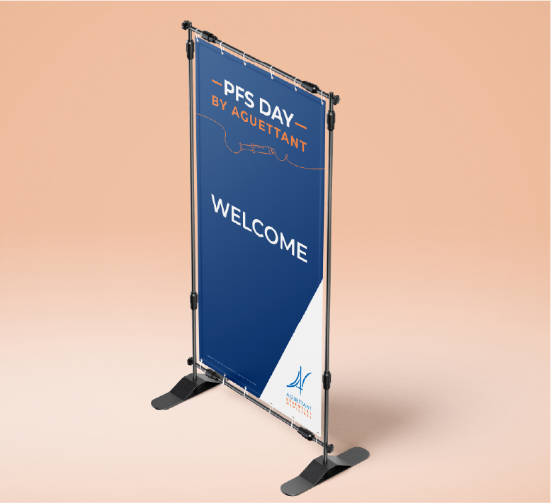 Aguettant - Rollup Welcome congrès