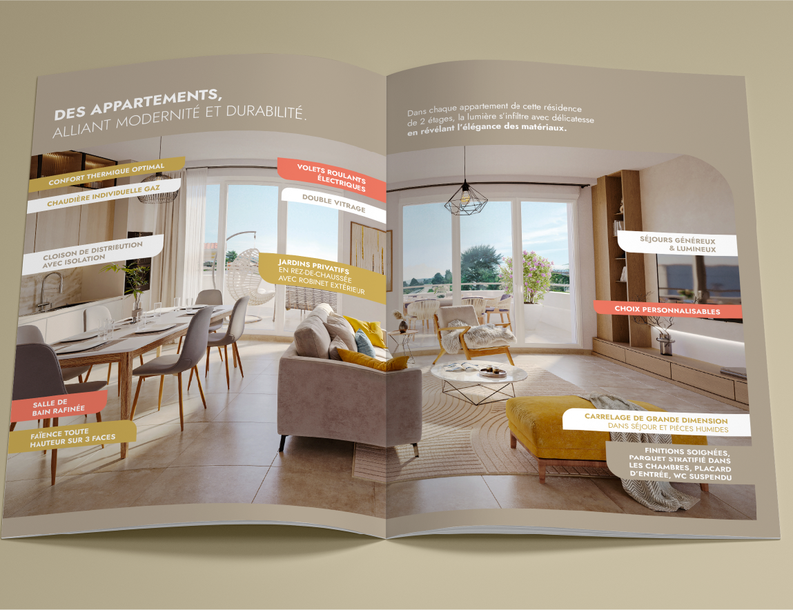 Silena - brochure immobilière intérieur