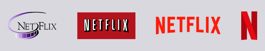 Brand Stories Netflix evolution logo