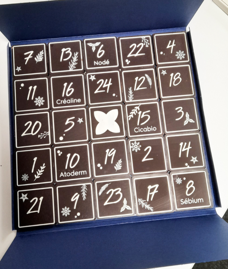 Bioderma - Design chocolat calendrier de l'avent